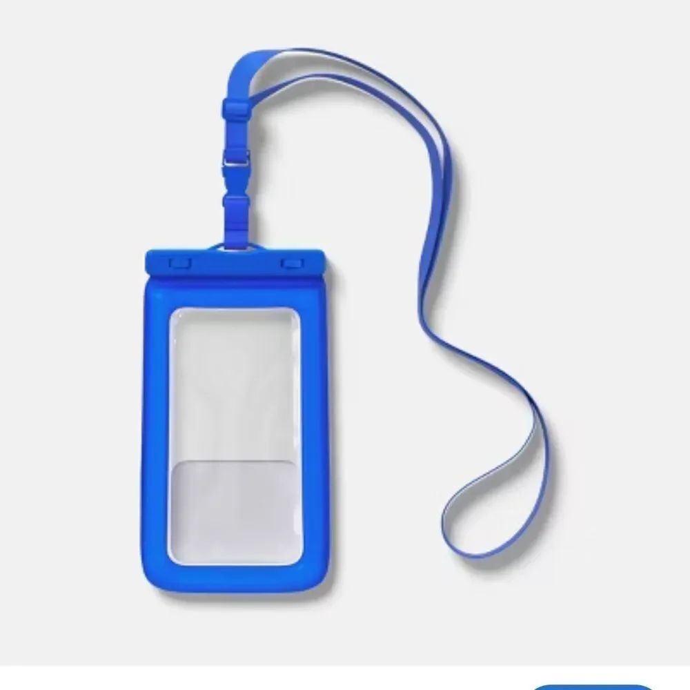 Waterproof tech iPhone Pouch Blue